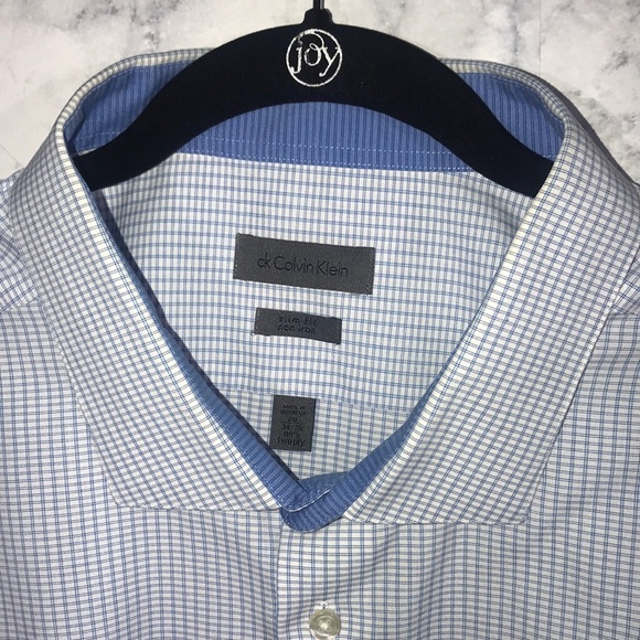 calvin klein dress shirt sizes